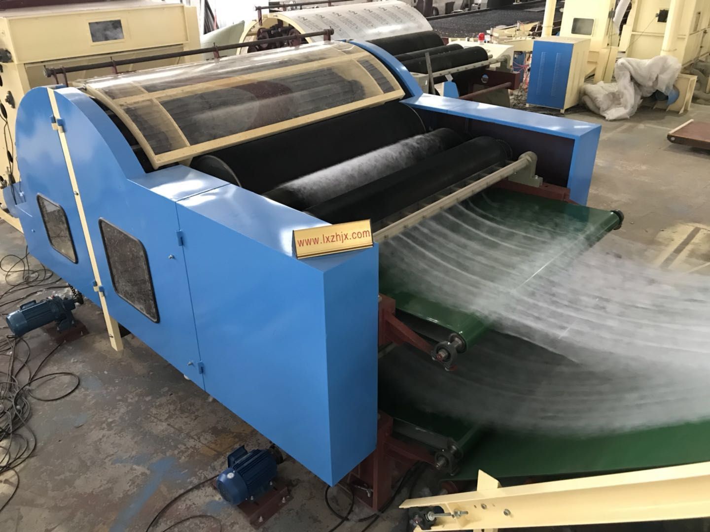 Кардочесальная машина Garnett Nonwoven в ткани прядильных фабрик для ватина Sintepon