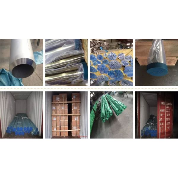 Length 4-6m Stainless Steel Pipe 304 Round Seamless Cold Drawn