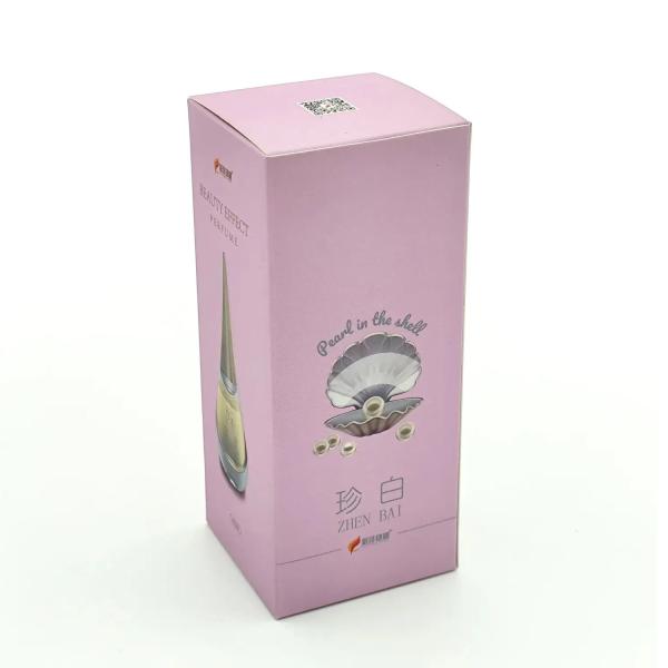 Boîte de soins de la peau en relief sur mesure Emballage surface polissée terne imprimée pliable papier cosmétique de beauté carton Emballage