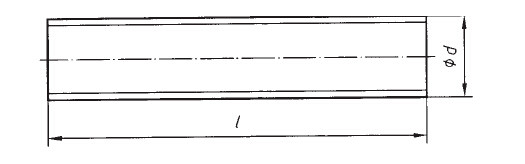Din 976 Grade 8.8 Metric Threaded Rod M6x30 Medium Carbon Steel Material