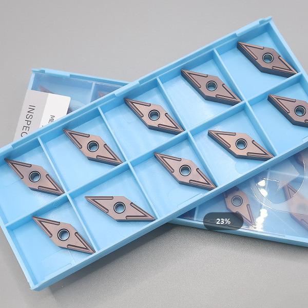 Insert de tournage de carbure externe indexable VNMG160404 Insert pour couper une barre de perçage en acier inoxydable