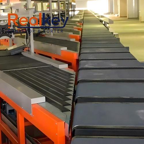 Customizable Cross Belt Sorter System Standardized With Modular Solutions