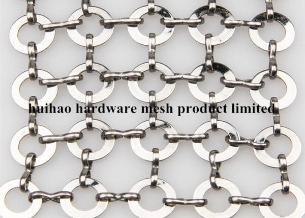 Stainless Steel Chainmail Ring Decorative Wire Mesh for Fly Screen Curtain