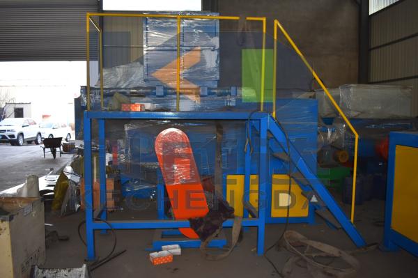 Máquina de trituração de tubos de plástico para triturador de PVC e HDPE