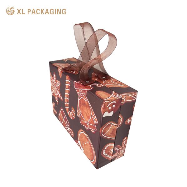 XL Packaging Custom Printed Cosmetic Boxes Custom Packaging Factory Jewelry Cosmetic Gift Box 157gsm Art Paper Box Packaging Customized Cardboard Makeup Box With Handle