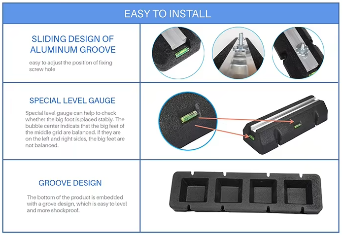 Factory-Priced Large Support Rubber Foot for Air Conditioner & Condensing Unit High Quality Rubber Products