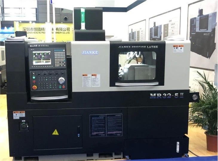 JIANKE MR32-5II High Precision Swiss Turning Lathe with Faster Cycle Times and Versatile Machining Capabilities