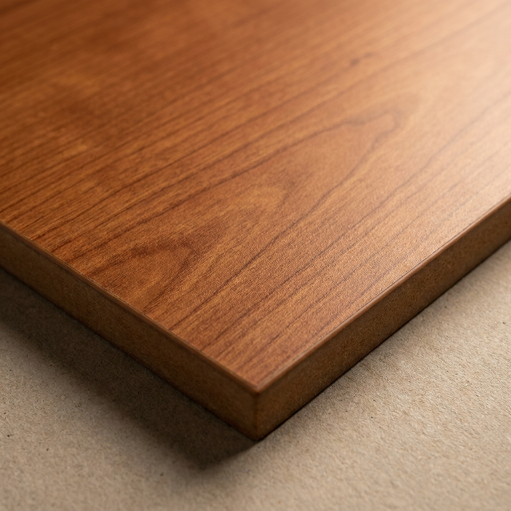Abrasion Resistant Melamine MDF Board Classic Wood Grain Series Customized Size