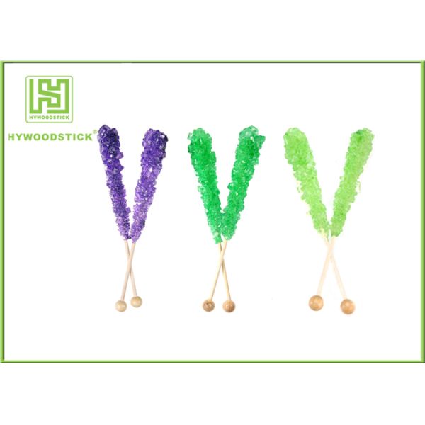 Craft Ideas Decorative Popsicle Sticks , Natural Wood Color Candy Floss Sticks Sterile