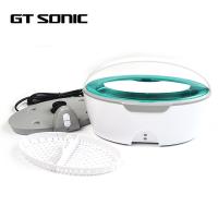 Vaisselle en verre de rasoir de conception de dentier commode isolé d'utilisation nettoyant le décapant ultrasonique