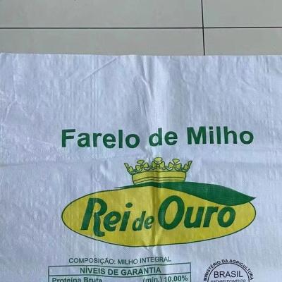 1200mm Width Anti Slip White PP Woven Sack Bags For Flour Wheat
