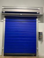 Blue Robust High Speed Cold Storage Doors For Harsh Environments