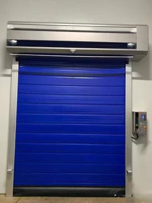 Blue Robust High Speed Cold Storage Doors For Harsh Environments