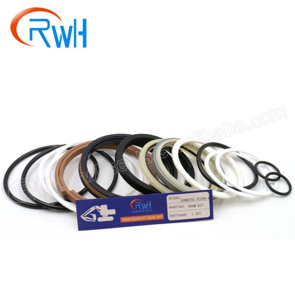 PU Rubber Komatsu Seal Kit Hyd Cylinder Seal Kit Resin Iron Material