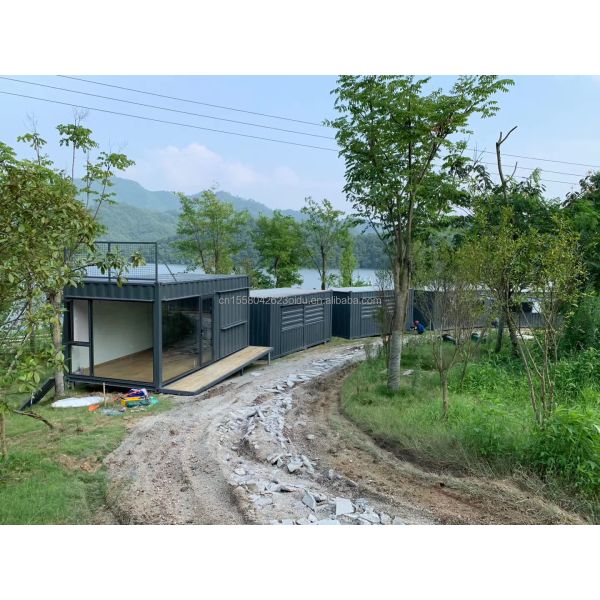 Clínica médica de color personalizado Contenedor de paquete plano para sala de aislamiento de aislamiento de venta de vidrio OEM blanco Tiempo exterior ROHS