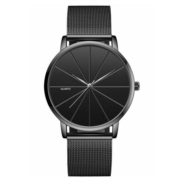 3AMT Waterproof Alloy Quartz Wrist Watch , Antiscratch Leather Band Men'S Watch