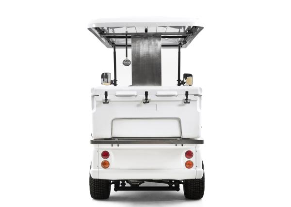 Safety Low Speed Electric Car Golf Cart , 2 Seater Golf Cart PP Material