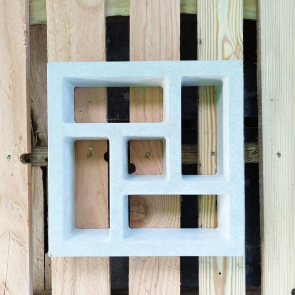 Modular Interlocking Concrete Screen Block Fast Installation System hollowed Wall Decoratin brick