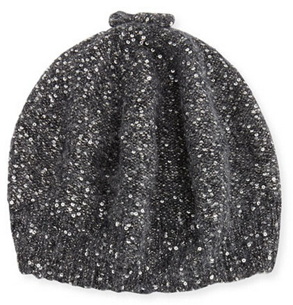 New arrival allover sequined bow french beret Hat