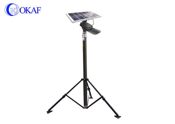 Aluminum Alloy Vehicle Pneumatic Telescopic Antenna Mast Portable Solar Lighting
