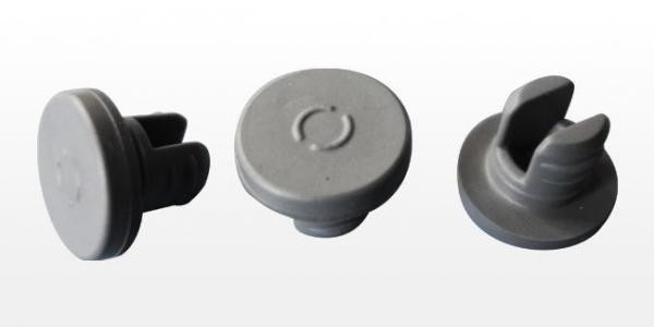 20mm Grey Bromobutyl Rubber Stopper Medical Rubber Stopper For Injection Vial