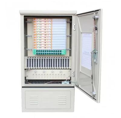 Cold Rolled Steel SMC 144FO FTTH Fiber Optic Junction Box IP54