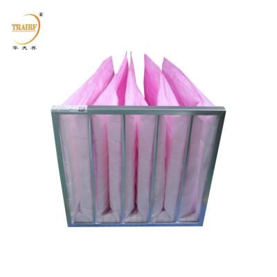 Synthetic Fiber Medium Efficiency Bag Air Filter Pocket