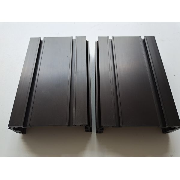 Ребро запассивированности анодируя привело прессованный алюминиевый цвет черноты Heatsink
