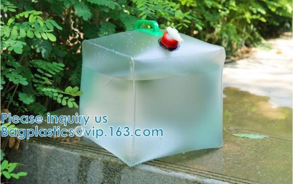 Water Container With Spigot, Storage Carrier Jug, Hiking Backpack, Survival Kit, Water Canteen