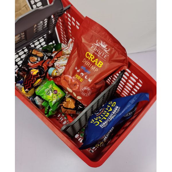 Легковес вагонетки корзины супермаркета пластиковый с пластиковым ODM OEM раздела