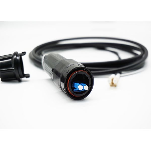 Waterproof IP66 Multimode Fiber Patch Cord Optical Fiber Jumper Against Miece