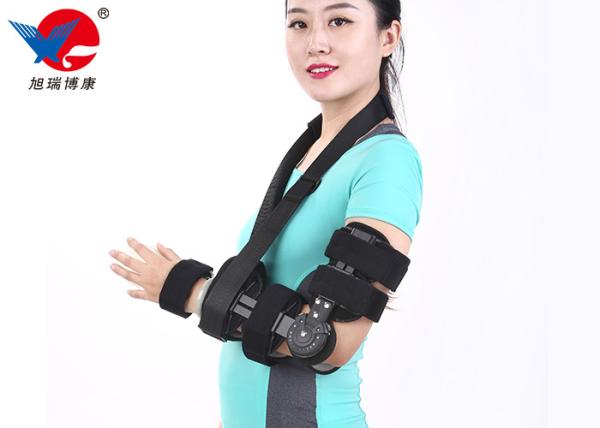 Washable M Size Elbow Support Brace , Durable Aluminum ROM Hinged Elbow Brace