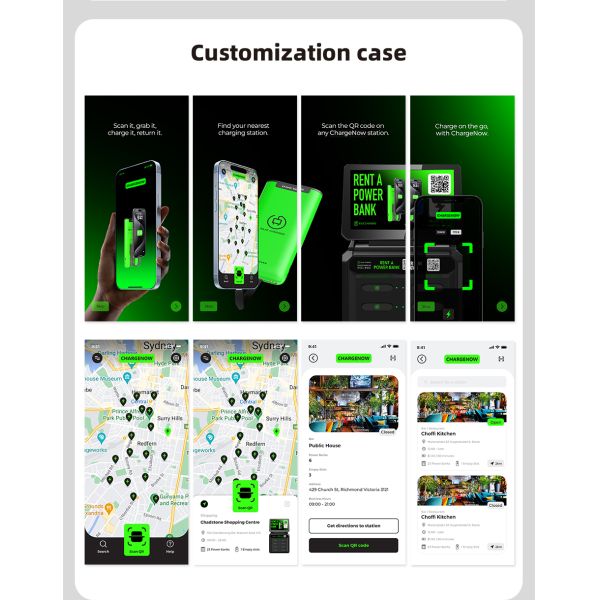 Bajie Charging NFC Payment Mobile Phone Vending Machines Terminal Shared Power Bank Charging Station Suitable for Shopping Malls