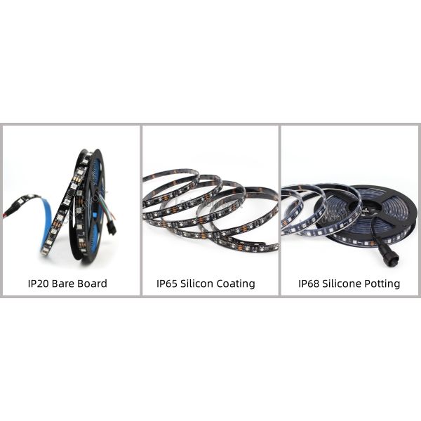 IP68 Waterproof WS2811 RGB 5050 SMD DC24V Flexible LED Strip Lights