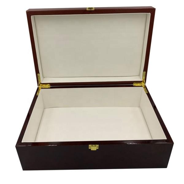 New Design Half Leather Wooden Perfume Gift Box Arabic Market