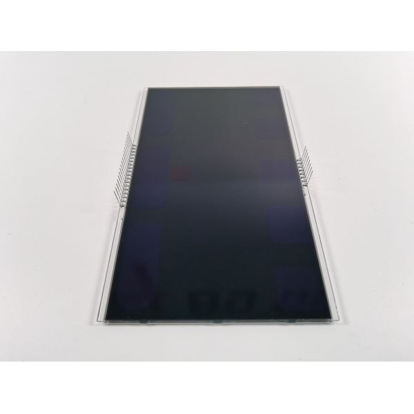 12 O Reloj Negativo VA Pantalla LCD Negro Segmento Dígito Gráfico LCD de vidrio VA Panel para termostato