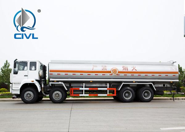 New HOWO Fuel Tank Truck Manual 30000L Oil Tanker Truck 8X4 371hp Engine Best Quality
