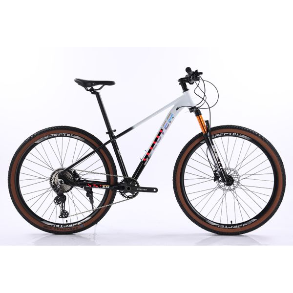 Aluminium Alloy Hollow Crankset Bicycle with SHIMANO Hydraulic Brake and Wire-controlled Air Lockable Fork