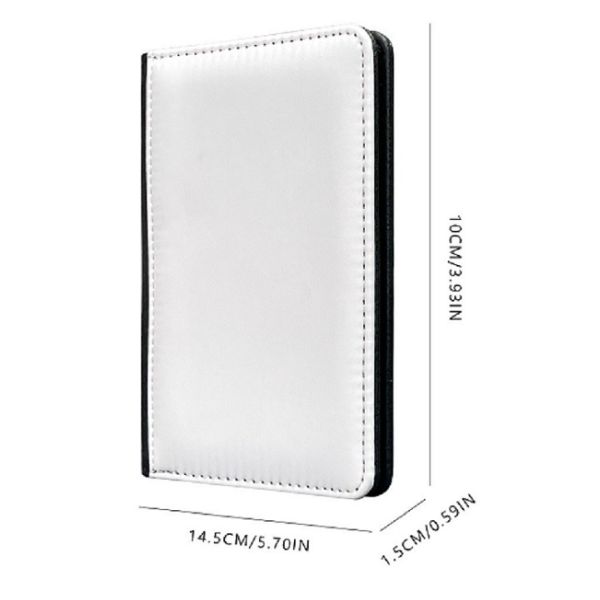 Waterproof Leather Sublimation Passport Cover Blanks Personalized Passport Case