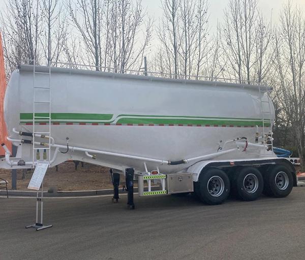 3 Axles Dry Bulk Cement Trailer Semi Trailer Cement Powder Trailer