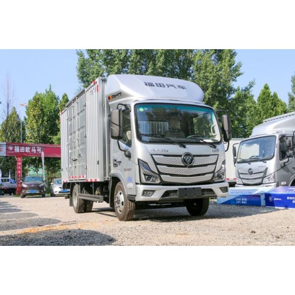 Beiqi Foton 158HP 4X2 4.14m Single-Row Van Light Truck Stock Hot Fukuda Omark S1 Chang Ying Version