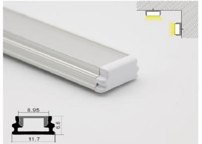 Wind Resistance LED Aluminum Profile 11 X 7mm Linear LED Profiles For Ceiling / Wall
