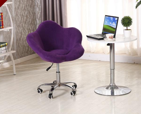 Commercial Modern Metal Chairs , Antique Upholstered Dining Chairs With Metal Legs