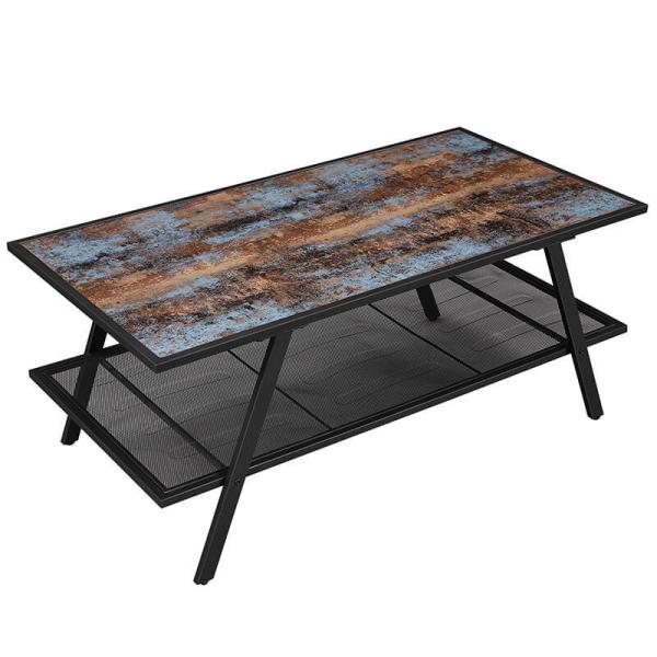 Vintage Industrial Design Coffee Table, Unique Industrial Coffee Table For Sale, ULCT69XB