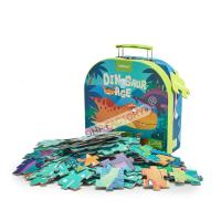 Elegante de diseño elegante maleta de cartón caja de regalo para juego de rompecabezas