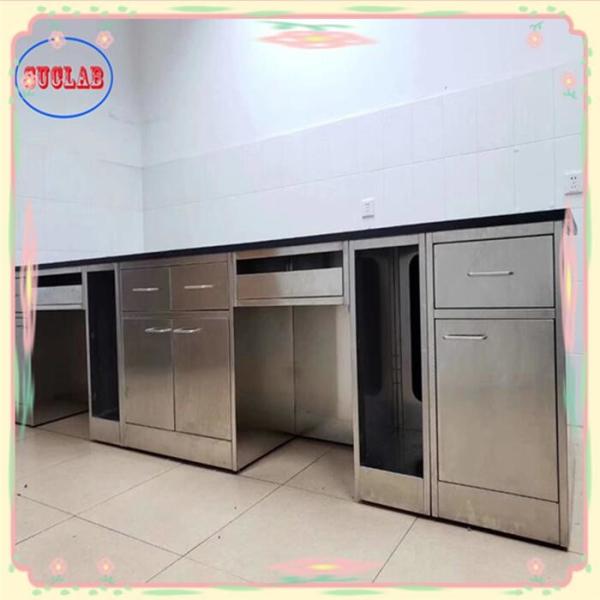 Bolt Connection Stainless Steel Lab Bench Integral Structure Of Drawers