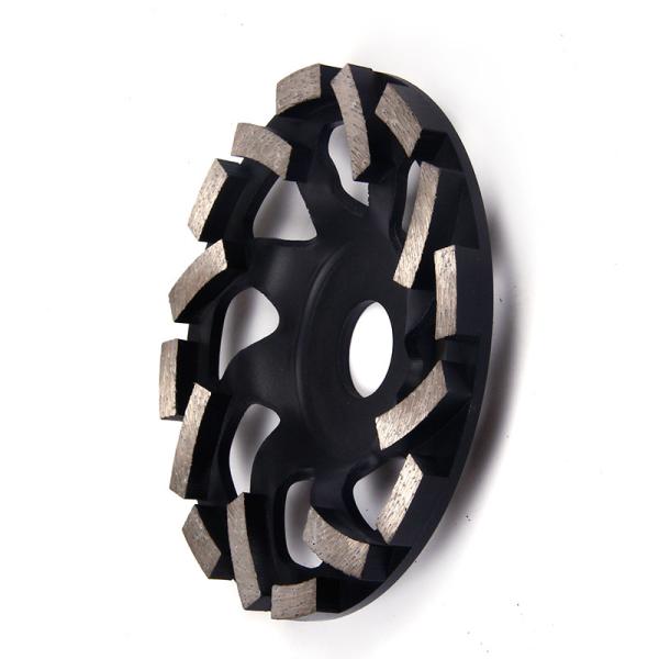Segmented Sector Shaped Turbo Diamond Abrasive Wheel Tungsten Carbide Material