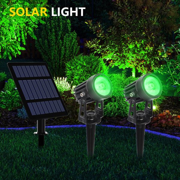 Cool White/Warm White/Multi Color Solar Landscape Spotlights for Garden Path Lighting