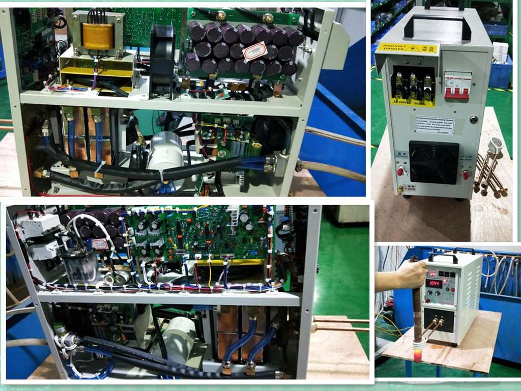 Быстрая машина паять индукции 60KW для раздатчика жары и теплообменного аппарата Alumininum