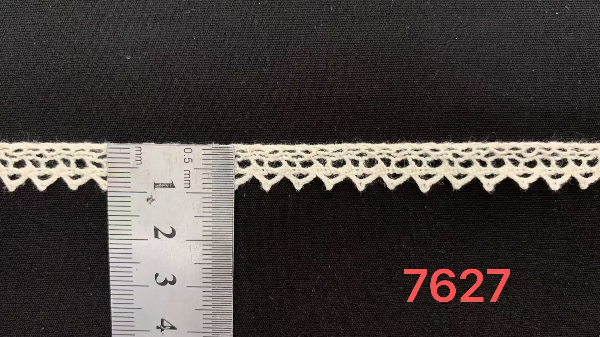 100% Cotton Crochet Lace Trim  | 1cm Wide Hollow‑Out Lace for Garment & Home Textile Wholesale